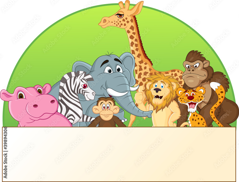 Fototapeta premium Animal cartoon