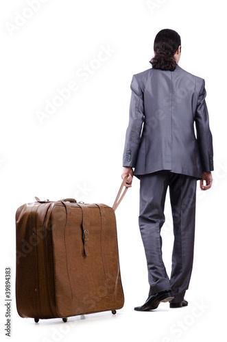 Business travel concept with businessman