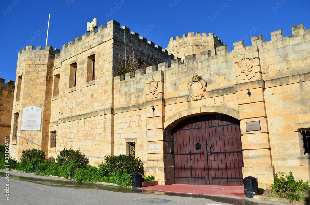 An old medieval castle in Malta