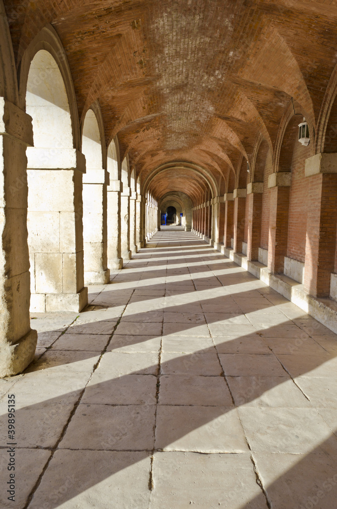 Hallway in Royal Palace of Aranjuez
