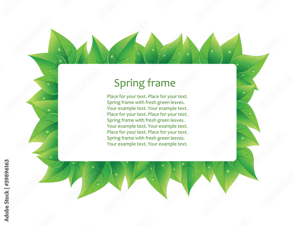 spring floral frame spring floral frame