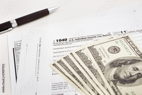 Dollar and tax forms