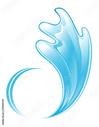 Abstract water icon