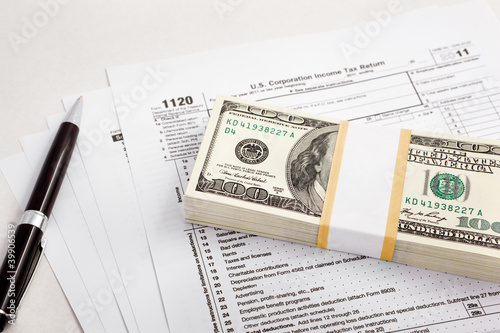Dollar and tax forms