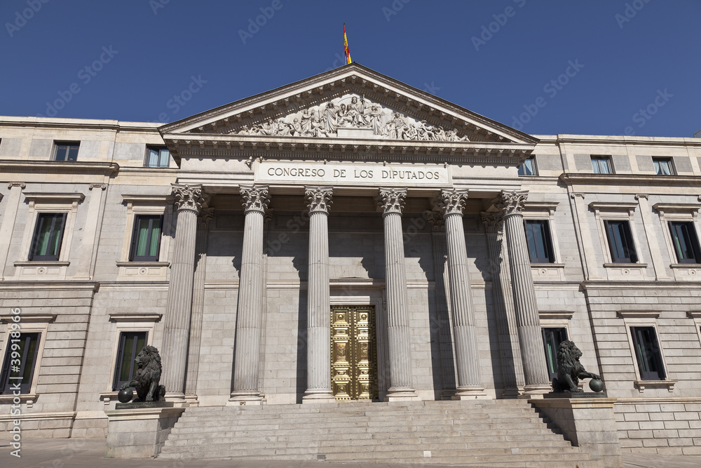 Congreso de los Diputados en Madrid