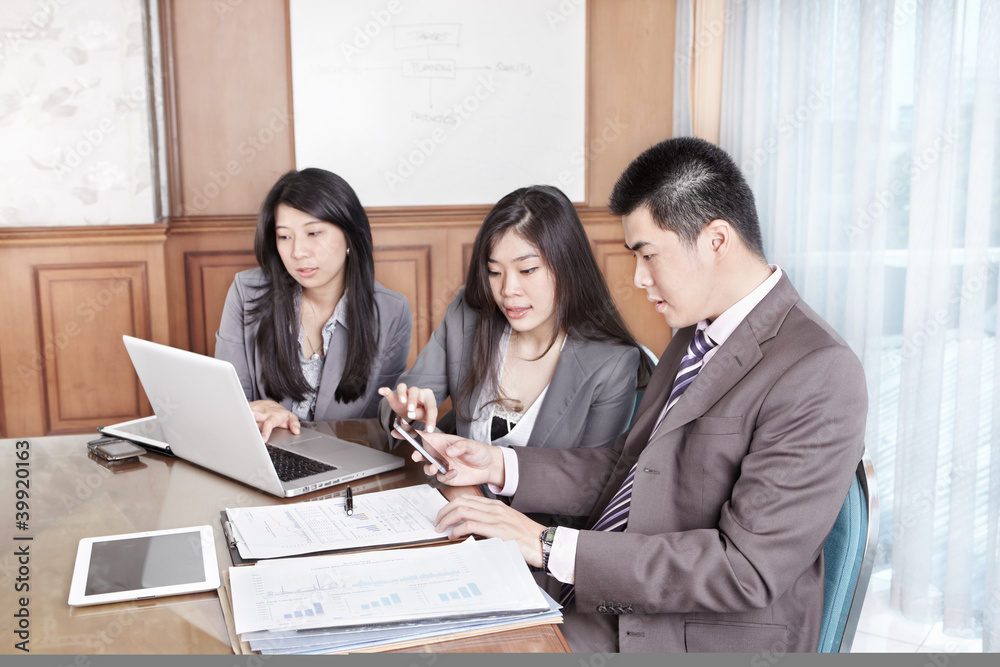 Group of business people working together Group of business people working together