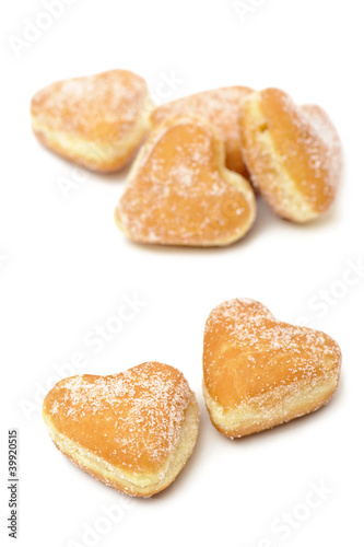donuts heart-shaped