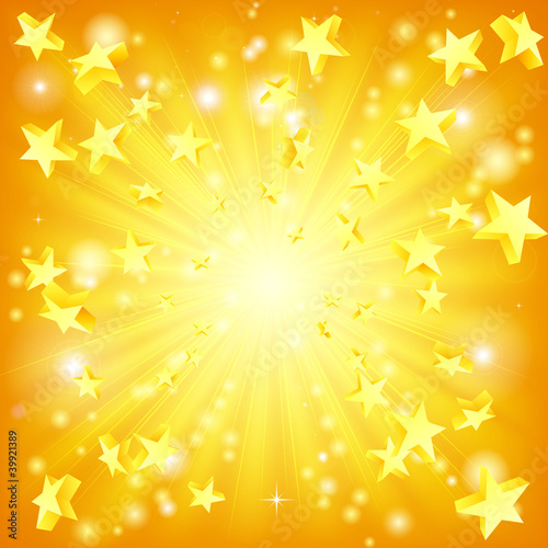 Exploding stars background