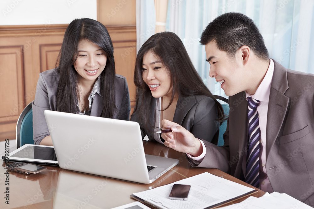 Group of business people working together Group of business people working together