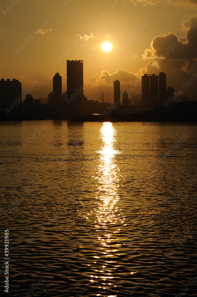Hong Kong Skyline at Sunset Hong Kong Skyline at Sunset