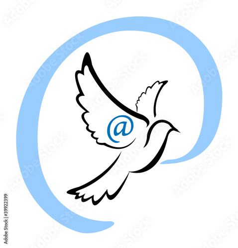 Dove Email Symbol