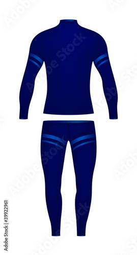 Sports suit (consisting of a long sleeved t-shirt  and trousers)