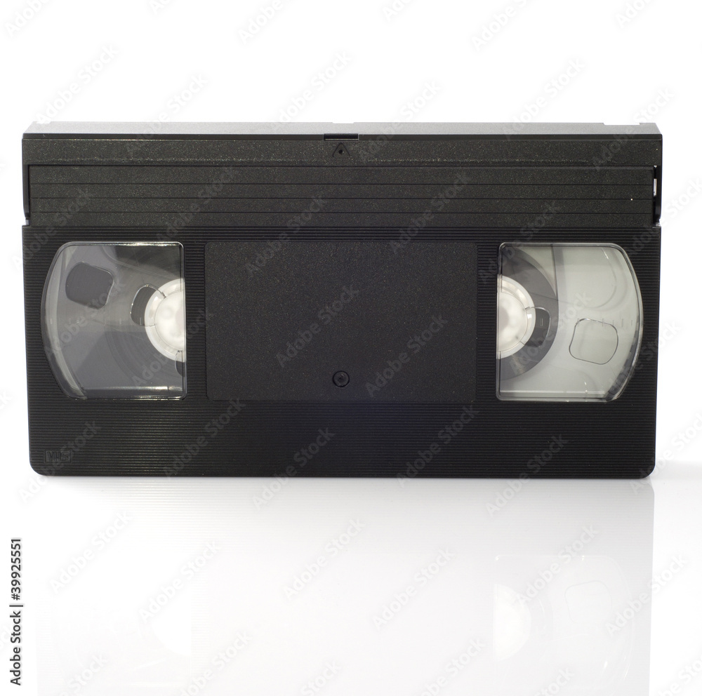 Obraz premium Video cassettes isolated on white background.