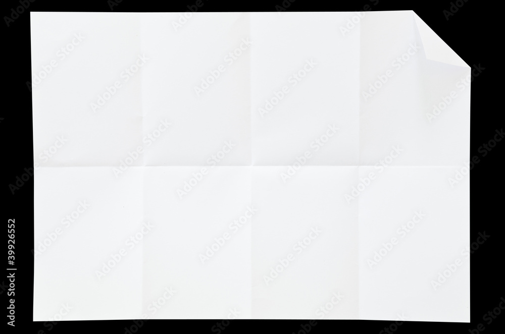 Blank white paper texture.