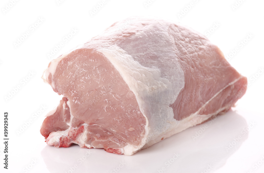 Raw pork chops Raw pork chops