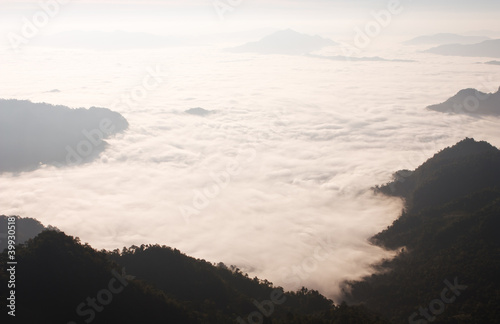 Morning mist in valley