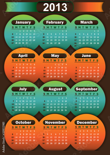 Calendar 2013