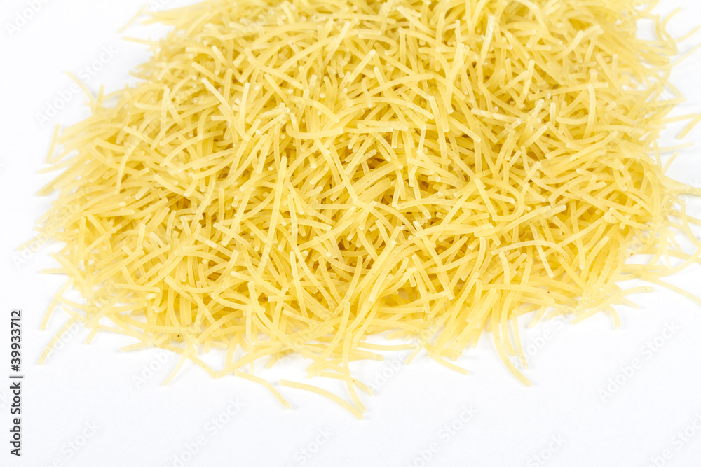italian pasta (macaroni) isolated on white background italian pasta (macaroni) isolated on white background