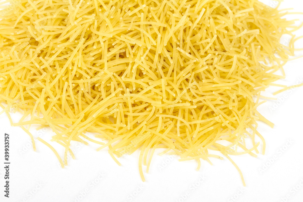 italian pasta (macaroni) isolated on white background italian pasta (macaroni) isolated on white background