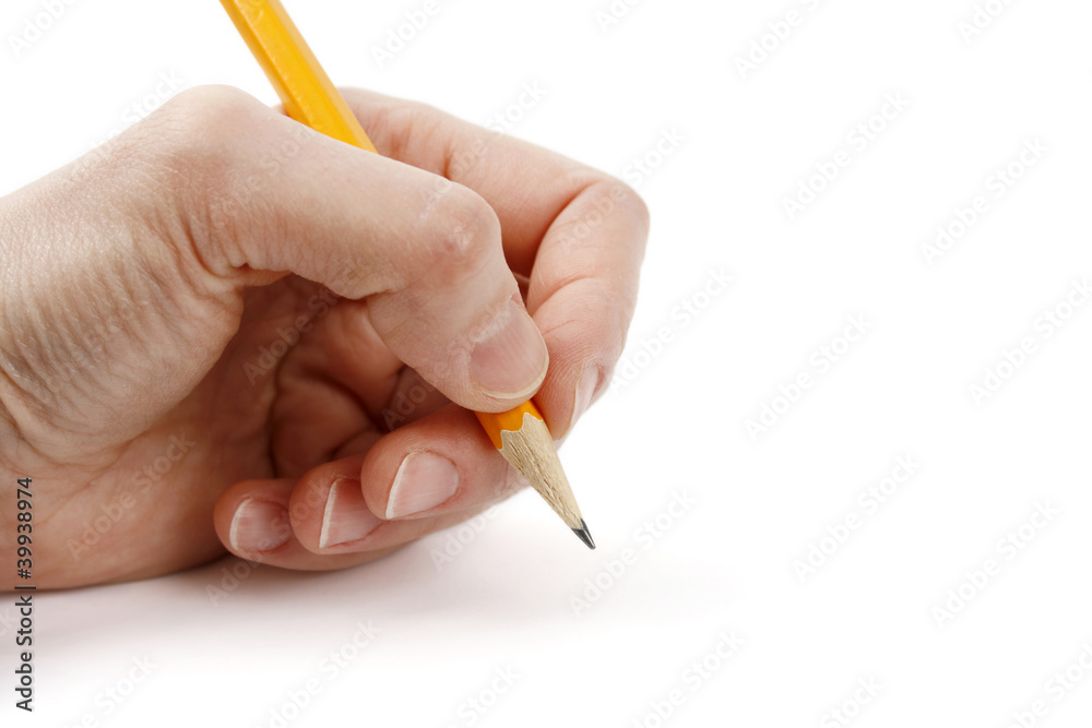 Woman hand with pen Woman hand with pen