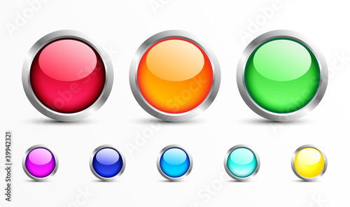 Button Set Bunt 3