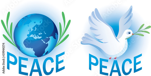 Peace and anti-war vector