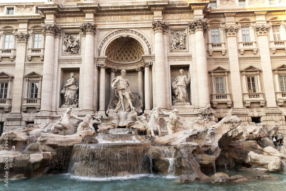 Trevi Fountain in Rome Italy