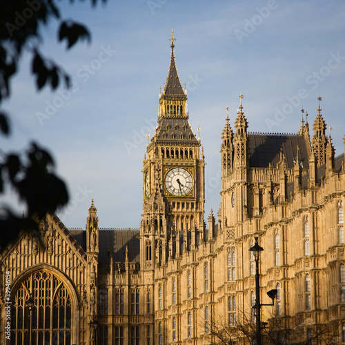 Canvas Print Big Ben and Palace of Westminster
