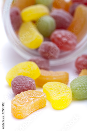 colorful fruit sugar
