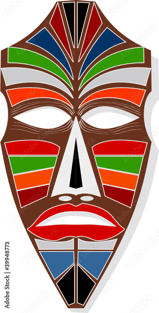 The African mask. The African mask.