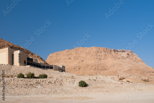 View of Masada, Israel photo