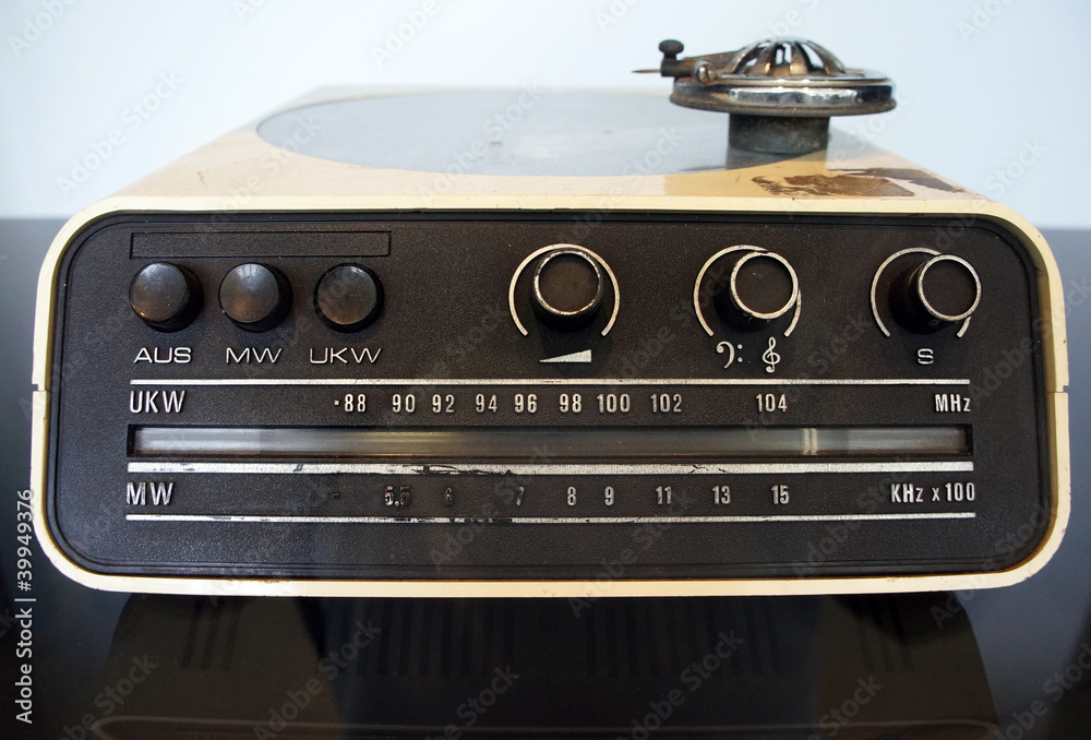 Obraz premium retro radio