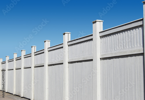 White Wooden Fence