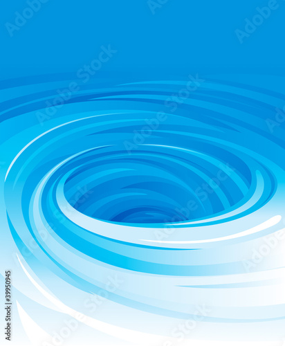 Vector of swirling water background.