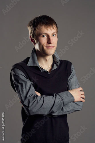 Foto Young clerk