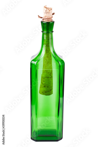 letter in the green bottle