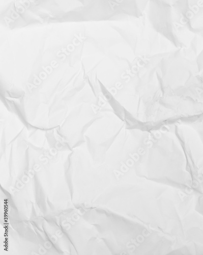White paper page as background or texture