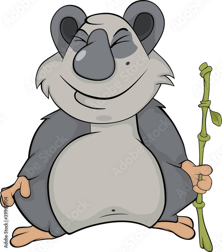 Fototapeta Naklejka Na Ścianę i Meble -  Bear. Panda. Cartoon