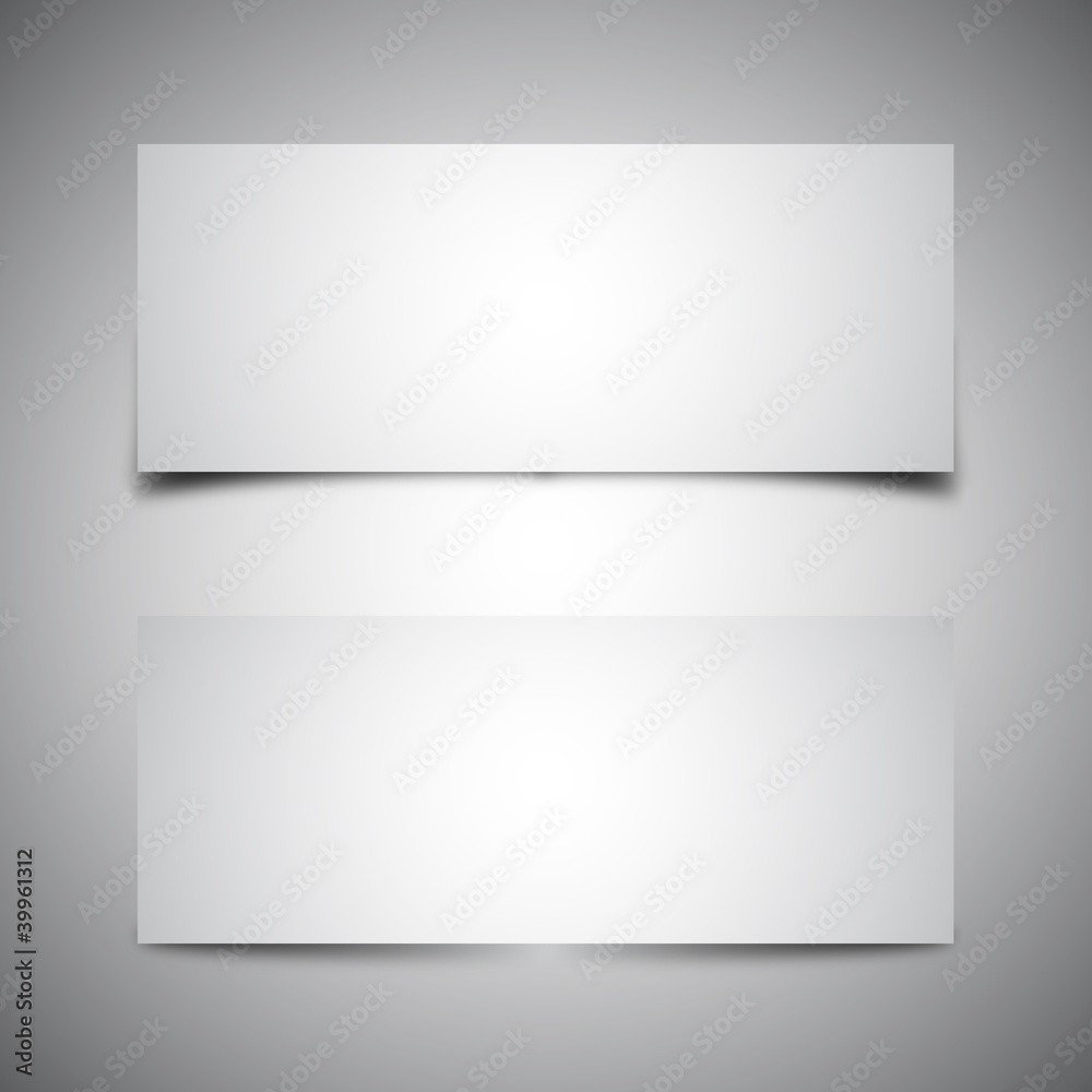Two Box Shadows - Vector Format