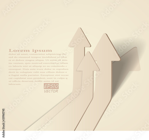 abstract vector 3D arrows background