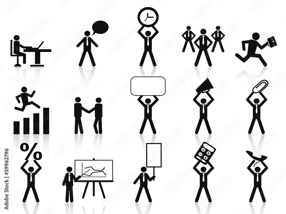 business people icons business people icons