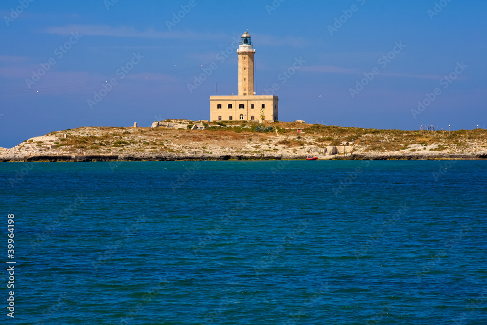 Lighthouse of Vieste, Apulia, Italy.