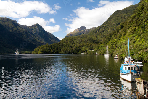 Embarcadère du fiord de Doubtful Sound