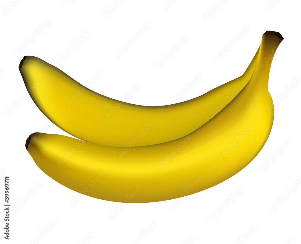 Realistic bananas