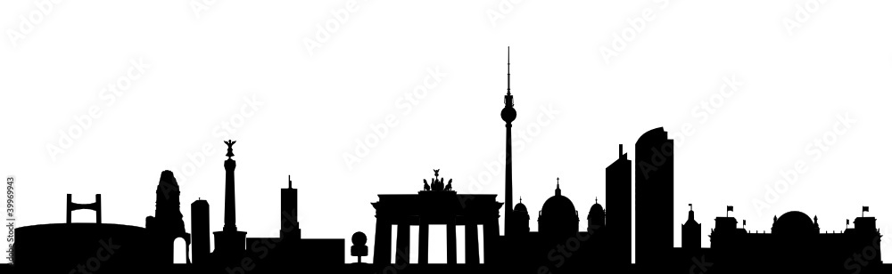 Berlin Skyline Silhouette