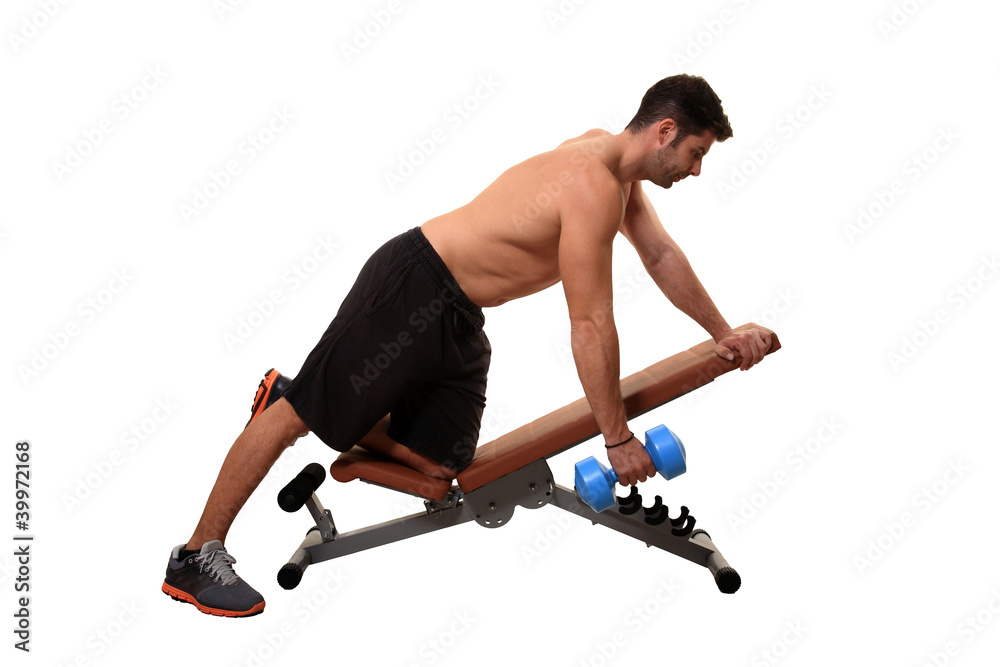 Obraz premium body builder workout