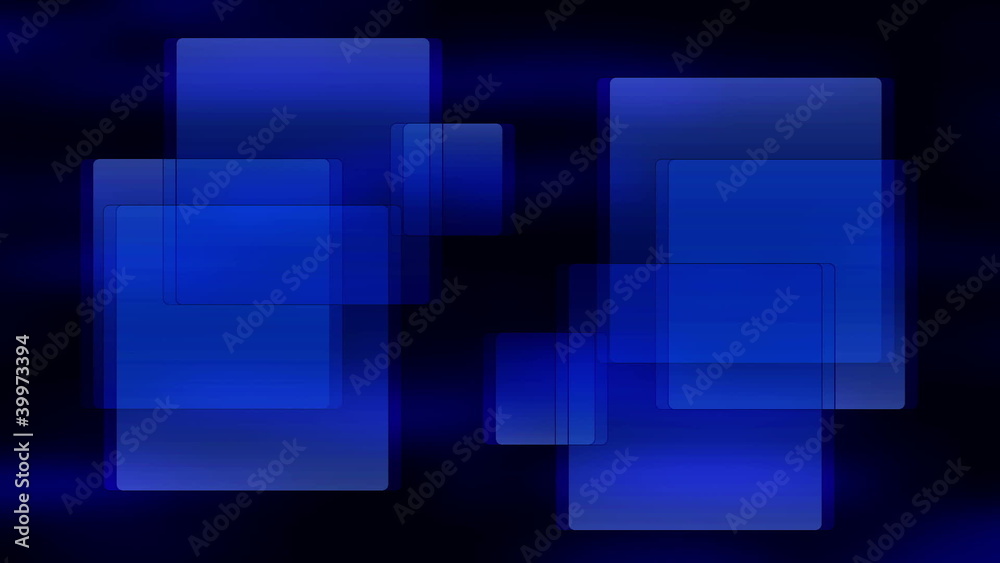 futuristic video animation with moving square objects