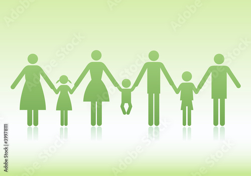 family vector icons