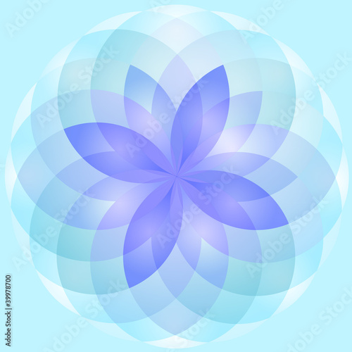 Background abstract lotus flower vector