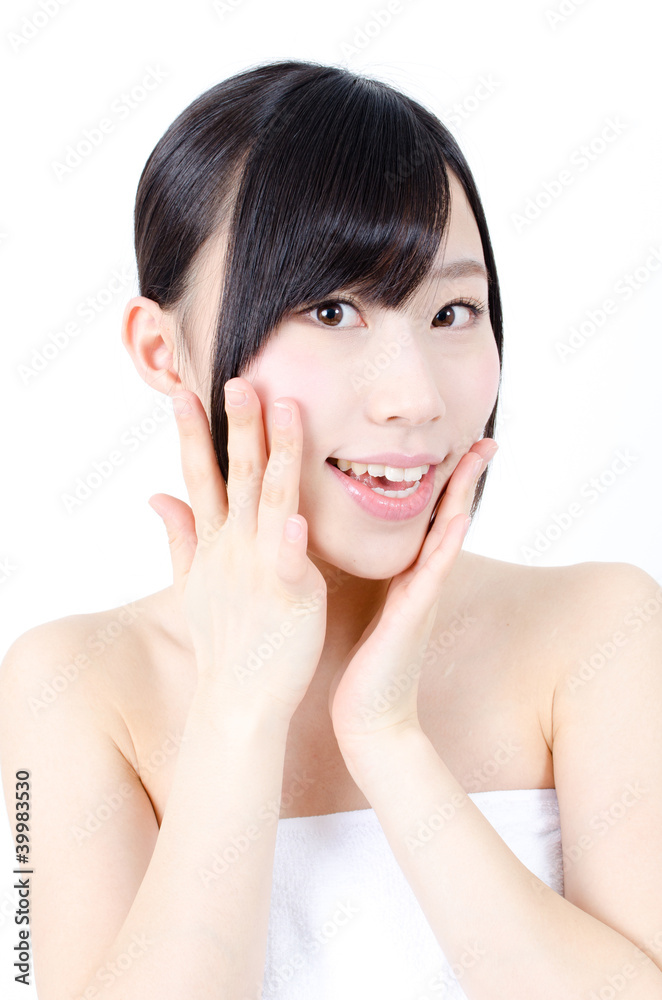 attractive asian woman skin care image attractive asian woman skin care image